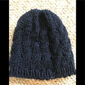 Navy Blue Knit hat